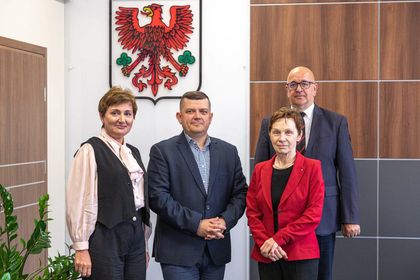 Spotkanie JM Rektor z Prezydentem Jackiem Wójcickim