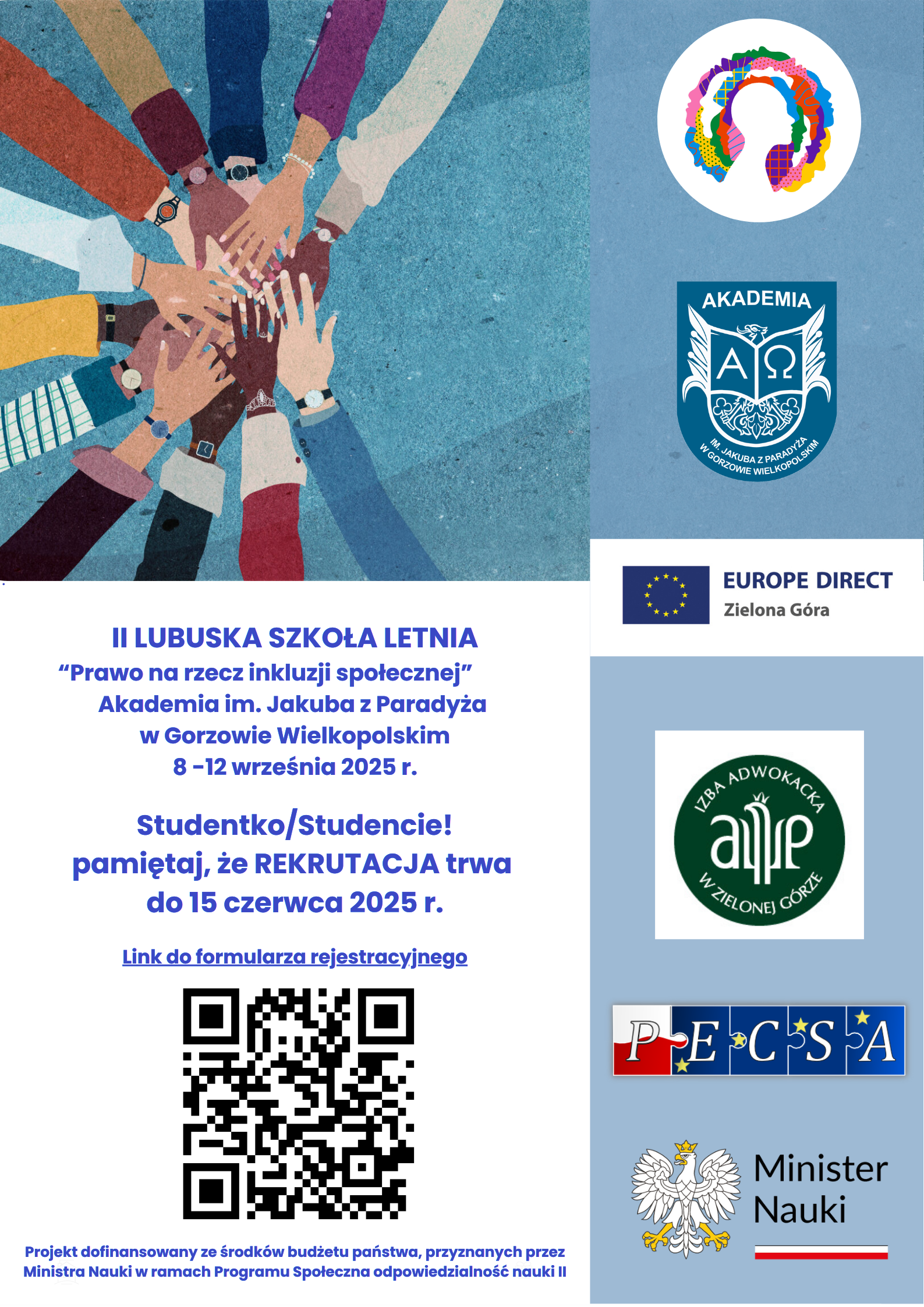 Rekrutacja do II Lubuskiej Szkoły Letniej