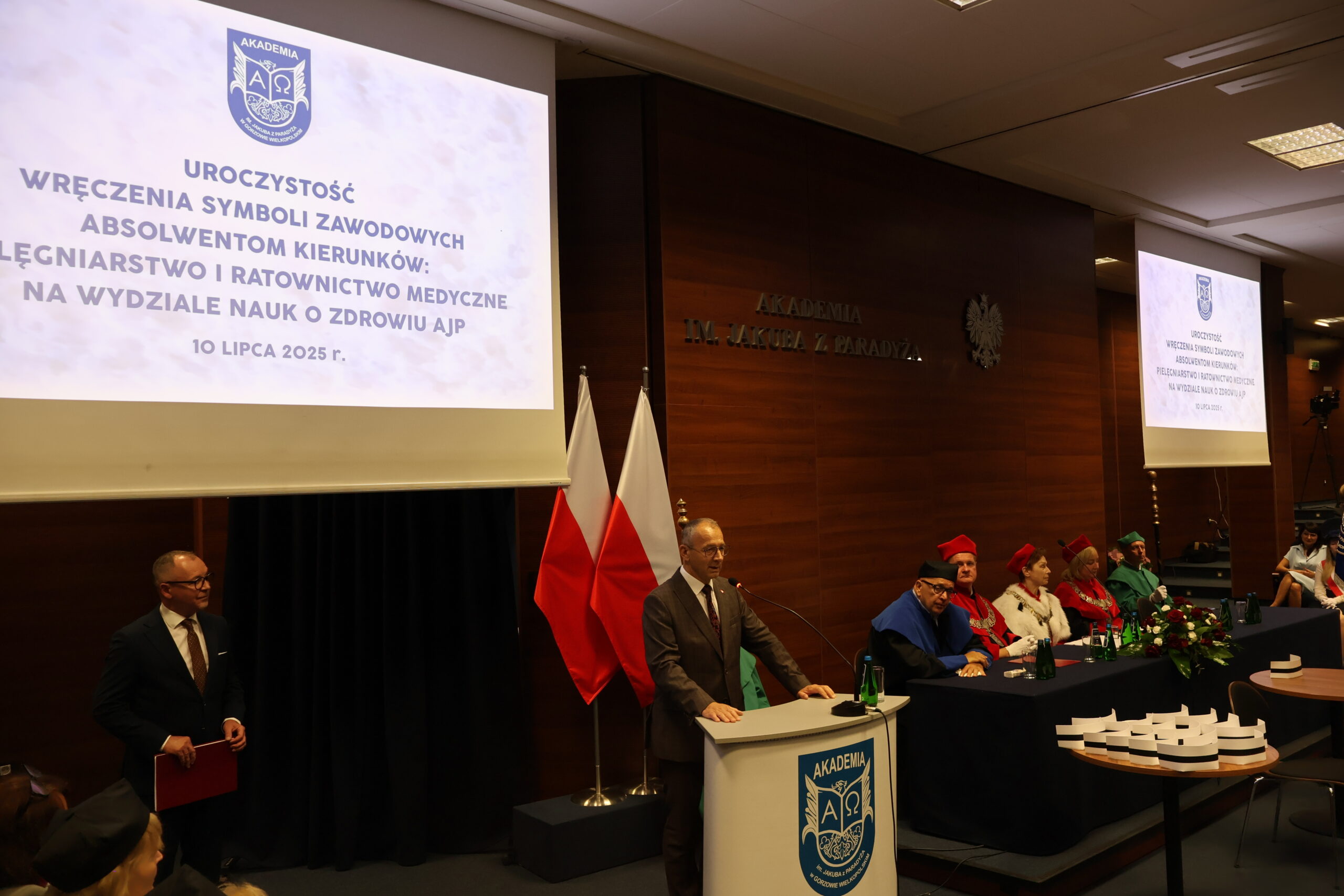 Na zdjęciu przemawia Wojewoda Lubuski Marek Cebula.