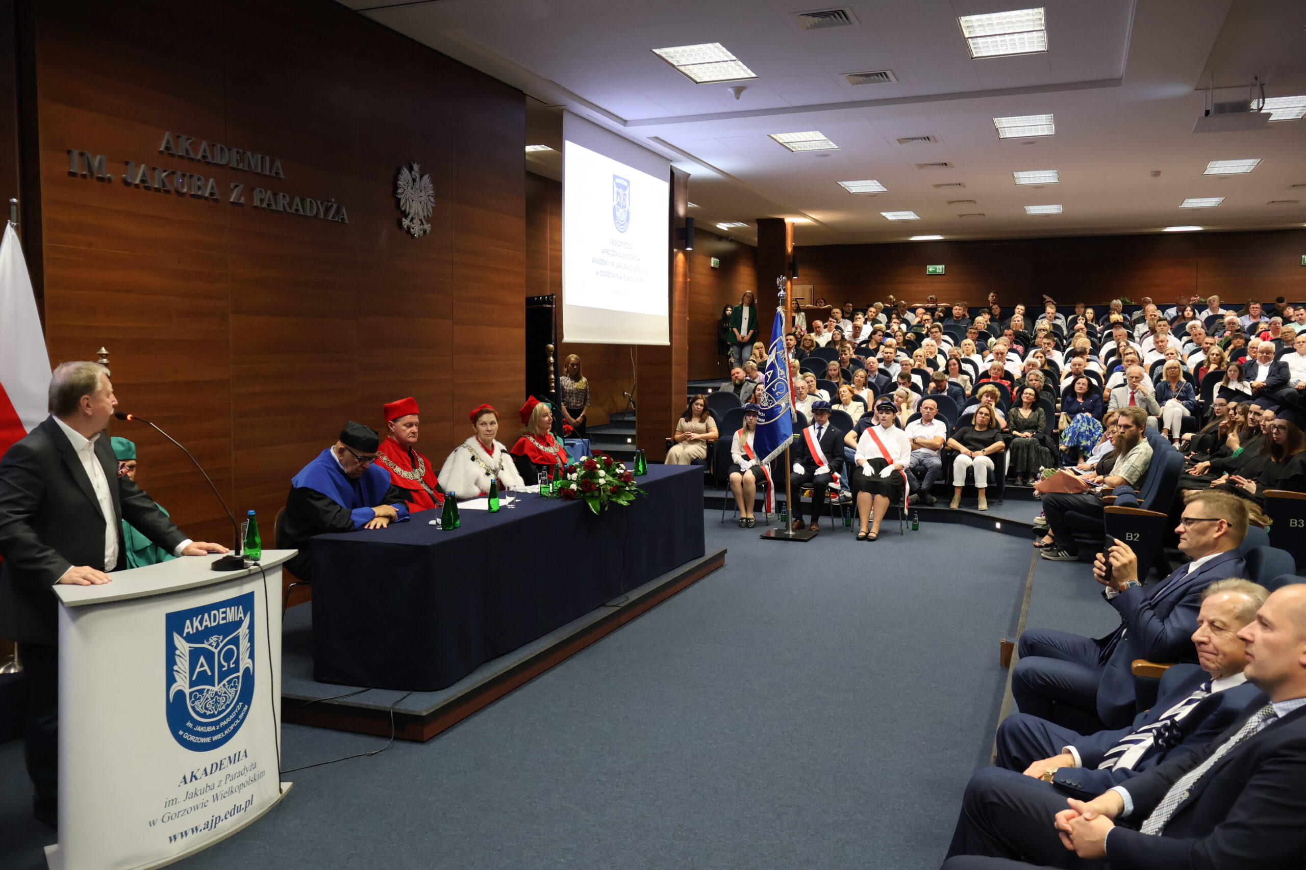 Na zdjęciu przemawia Prezes Lubuskiej Organizacji Pracodawców Henryk Maciej Woźniak.
