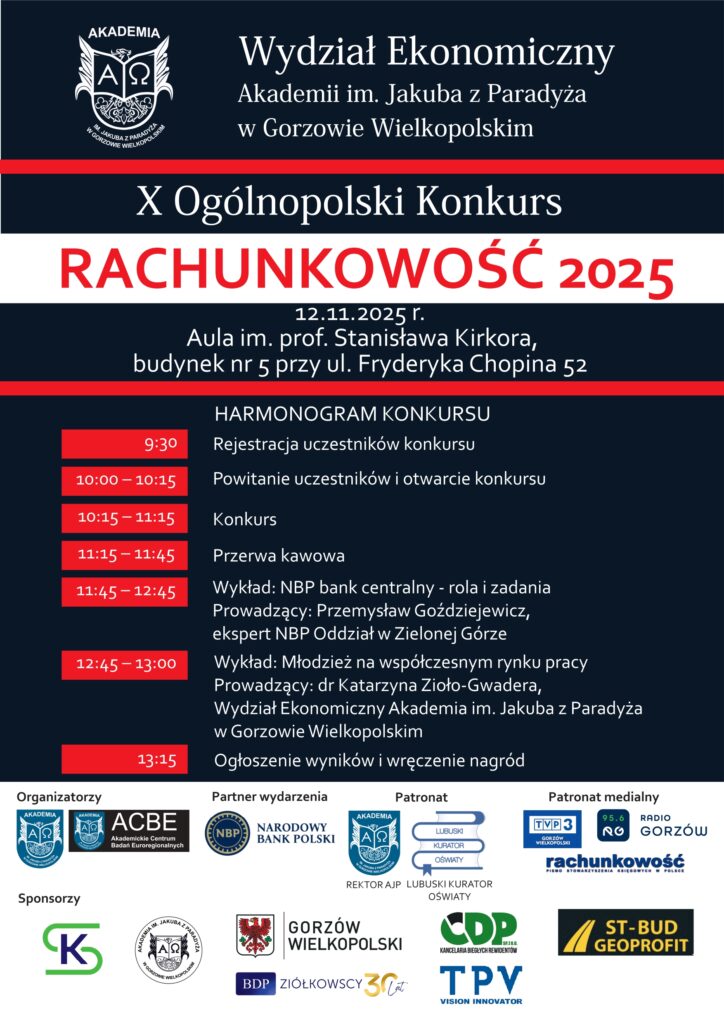 Plakat konferencji, program