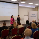 JM Rektor prof. dr hab. Elżbieta Skorupska-Raczyńska wraz z dr Joanną Rutkowską podczas otwarcia konferencji.