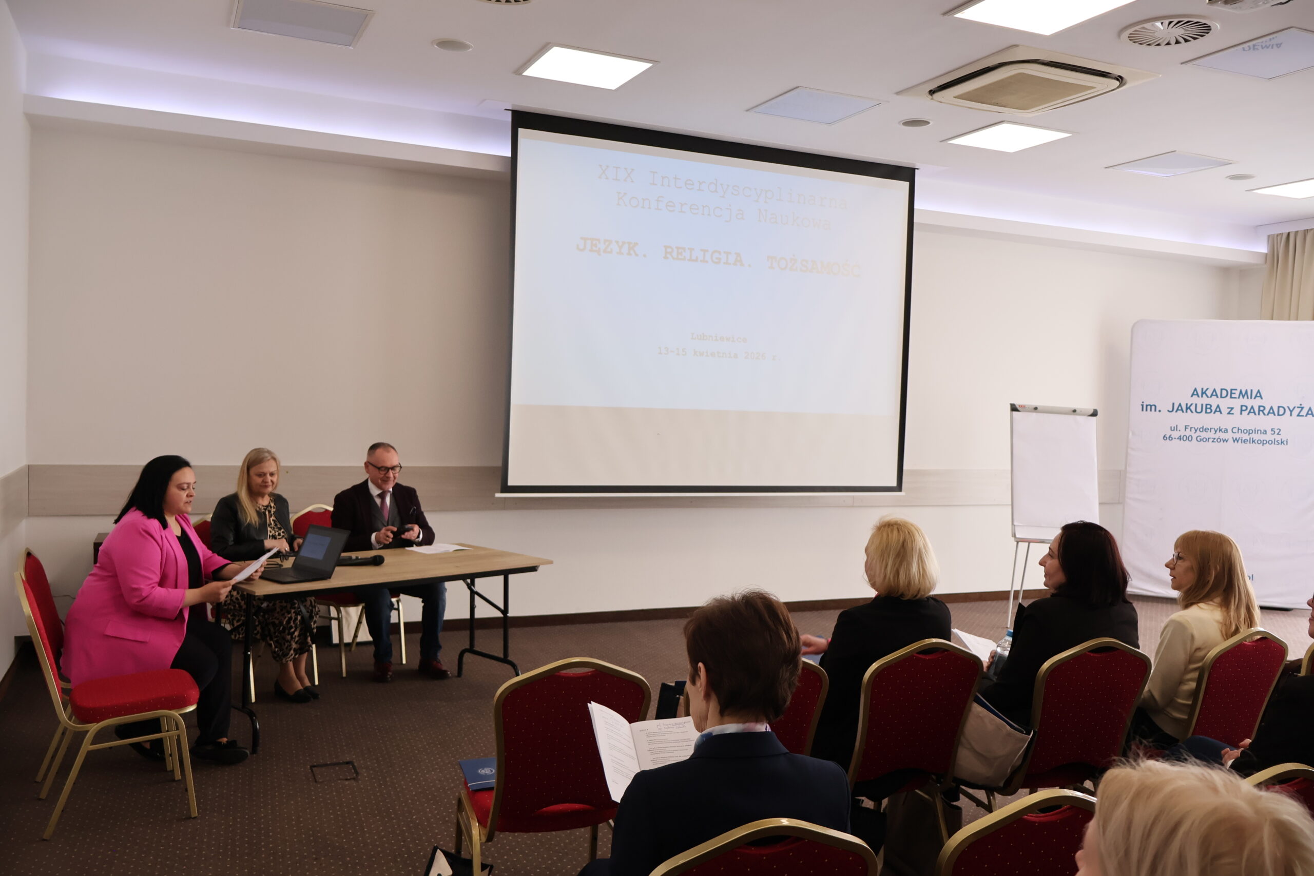 Wystąpienie gości Konferencji Naukowej JĘZYK. RELIGIA. TOŻSAMOŚĆ.