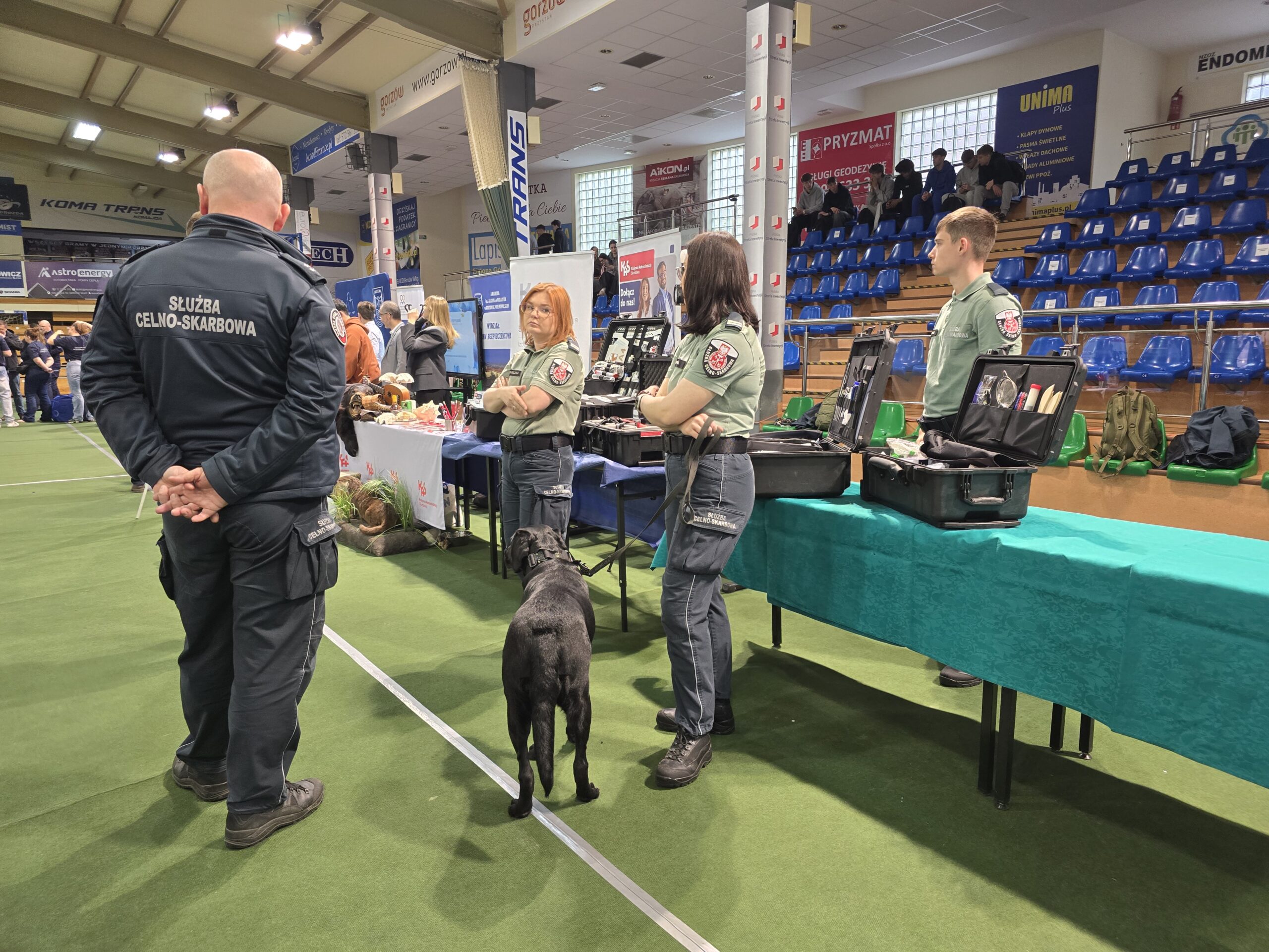 Uczestnicy podczas dnia otwartego AJP.