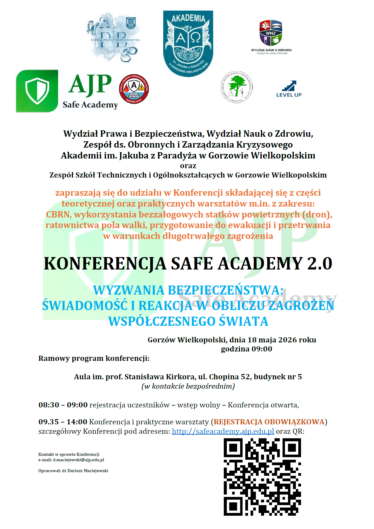 SafeAcademy 2.0 – bezpieczeństwo zaczyna się od&nbsp;wiedzy!