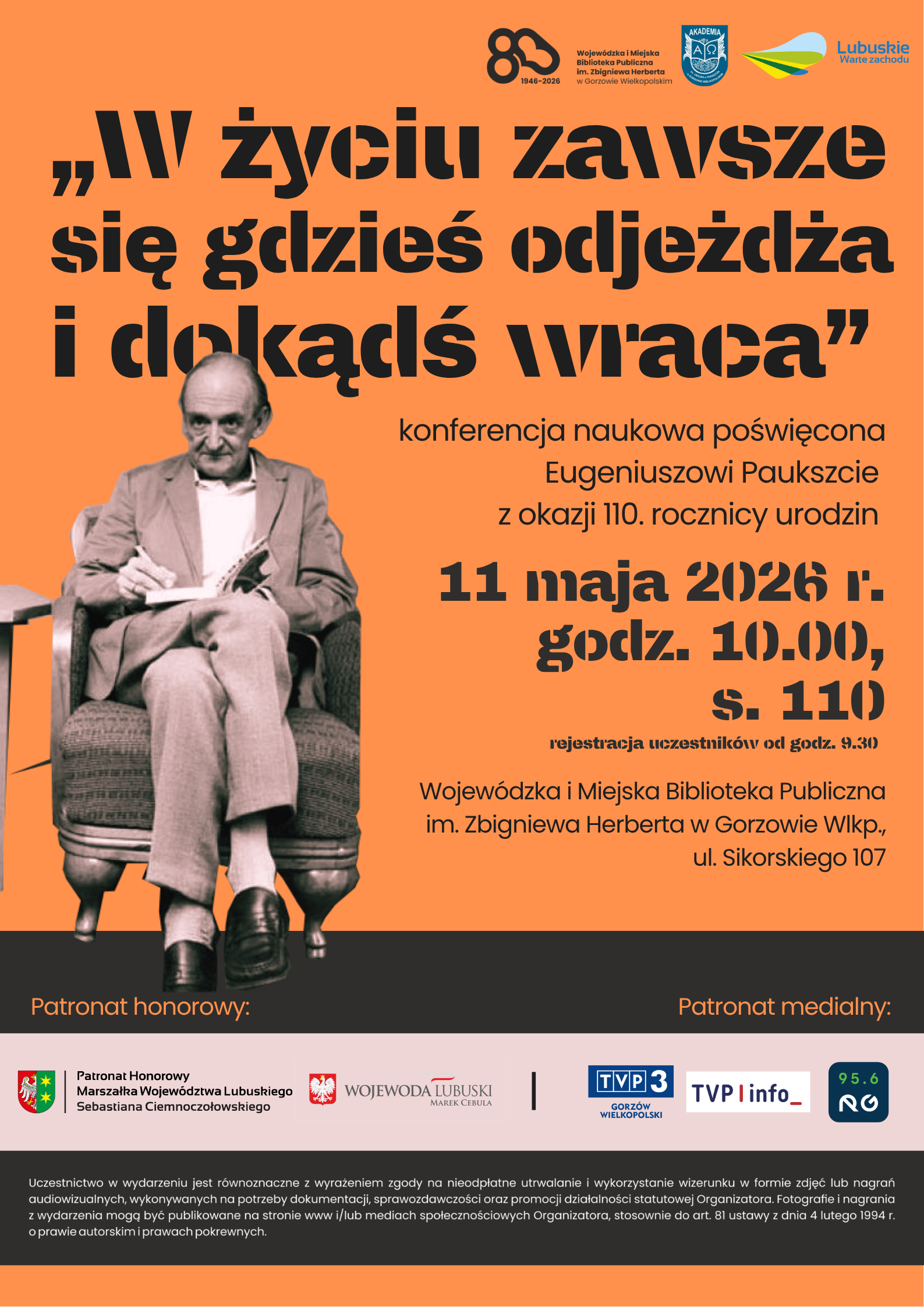 Ogólnopolska konferencja naukowa z&nbsp;okazji 110. rocznicy urodzin Eugeniusza Paukszty