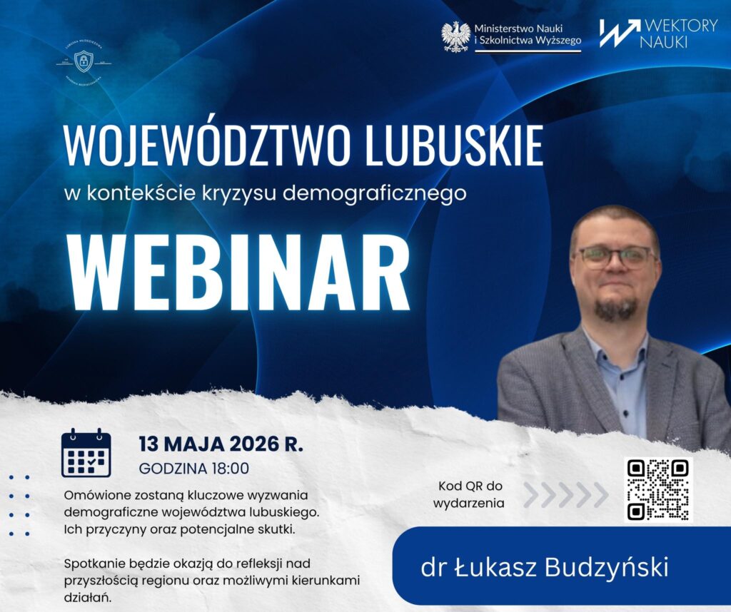 Webinar „Województwo lubuskie w kontekście kryzysu demograficznego”